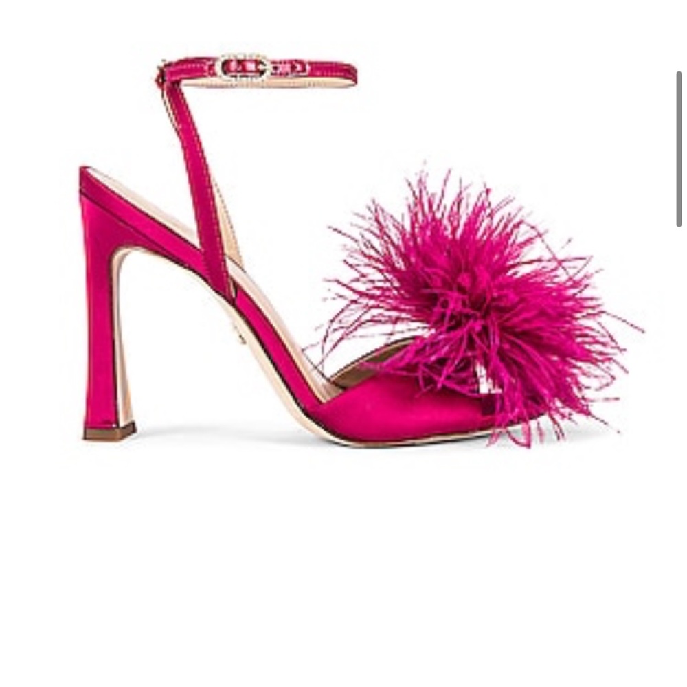 Sam Edelman Pink Feather Heels